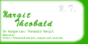 margit theobald business card